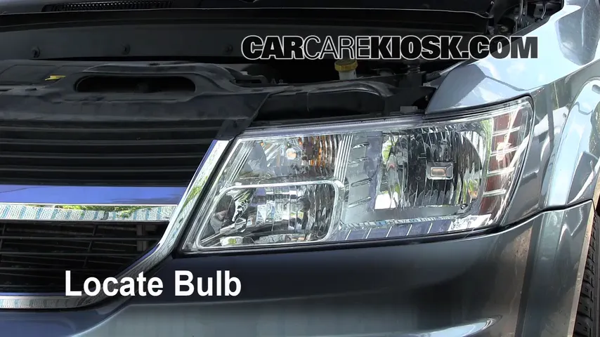 2010 Dodge Journey SXT 3.5L V6 Lights Highbeam (replace bulb)